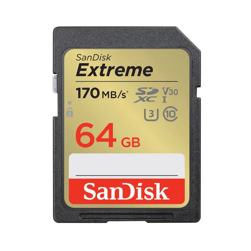 SanDisk 64GB Extreme Memory Card - Image 1